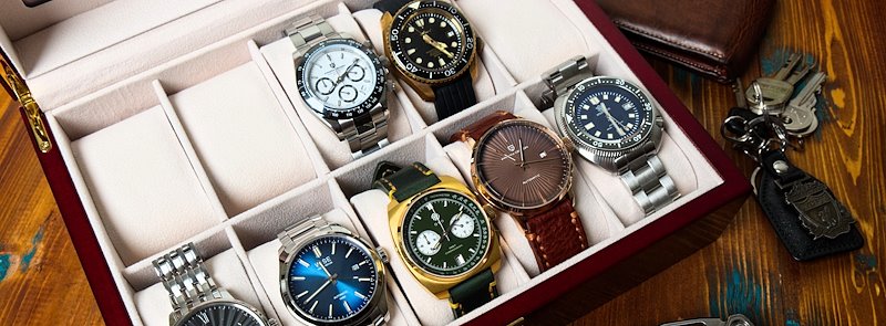Boite de rangement pour montres