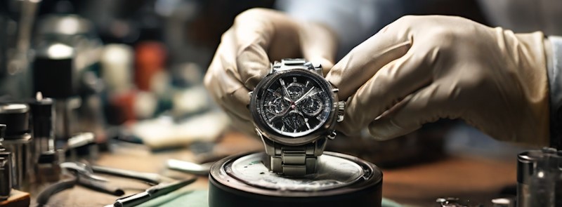 Entretien d'une montre de marque